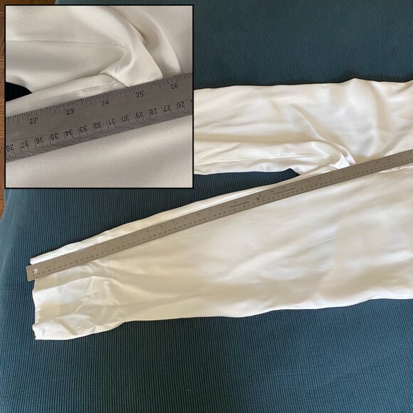 NEW Custom Silk Wedding Bridal Jumpsuit Queer Androgenous Formal Unique Suit - Picture 14 of 16